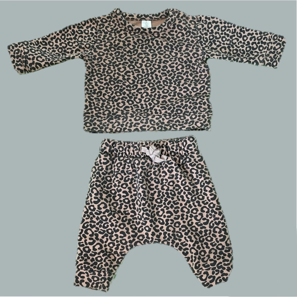 Nordstrom Baby Leopard Print Set - 3 Months